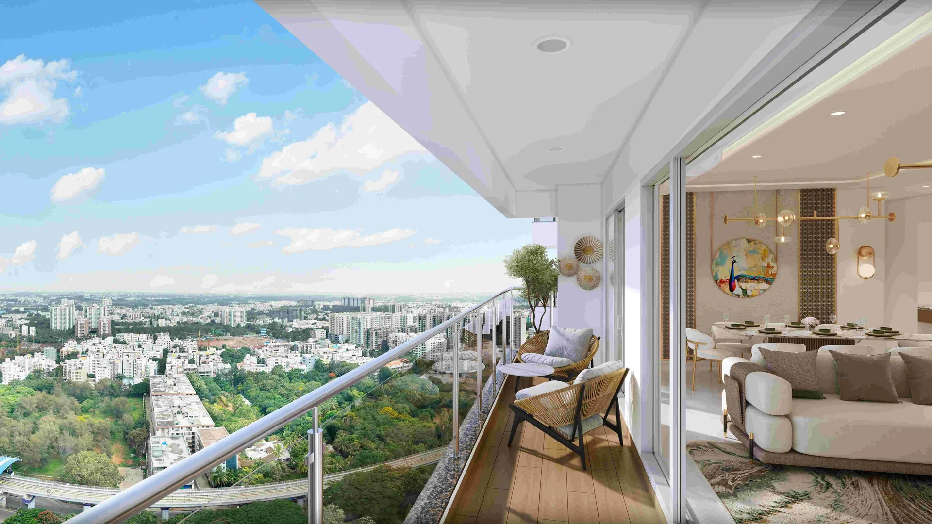 Mahindra Sadahalli balcony city view (representative)